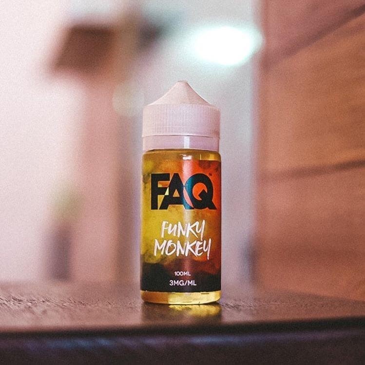 LIQUID 60ML FAQ FUNKY MONKEY STRAWBERRY BANANA KIWI 3MG