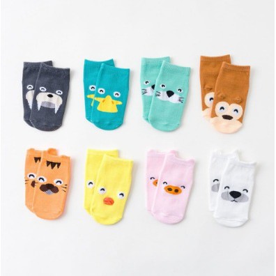 Kaos Kaki Bayi Bermotif Animal Import / Kaos Kaki Pendek Anak