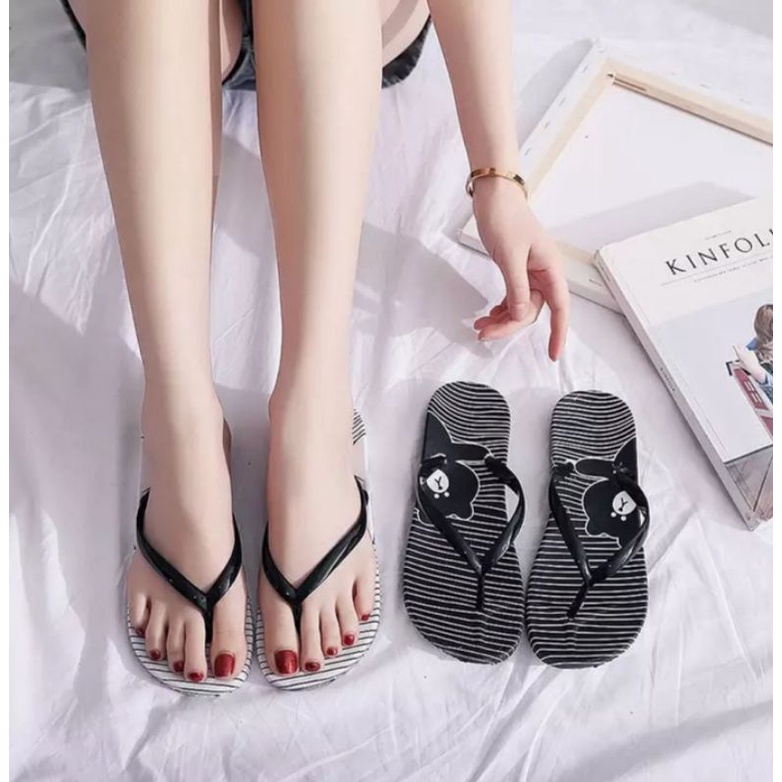 SANDAL JEPIT WANITA SANDAL MOTIF BRUANG RM87