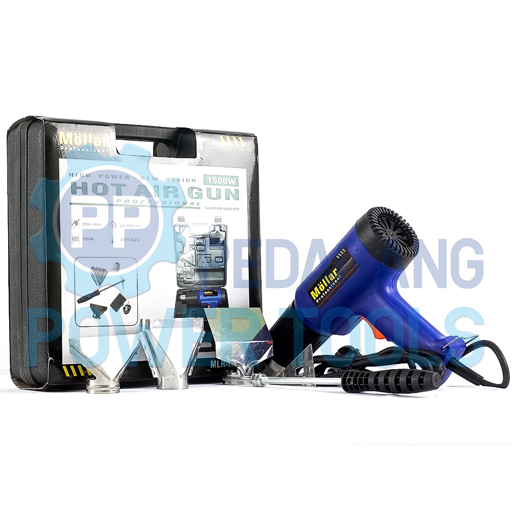 MOLLAR HG003 MESIN HOT AIR GUN - HEAT GUN - HOT GUN KOPER AKSESORIS