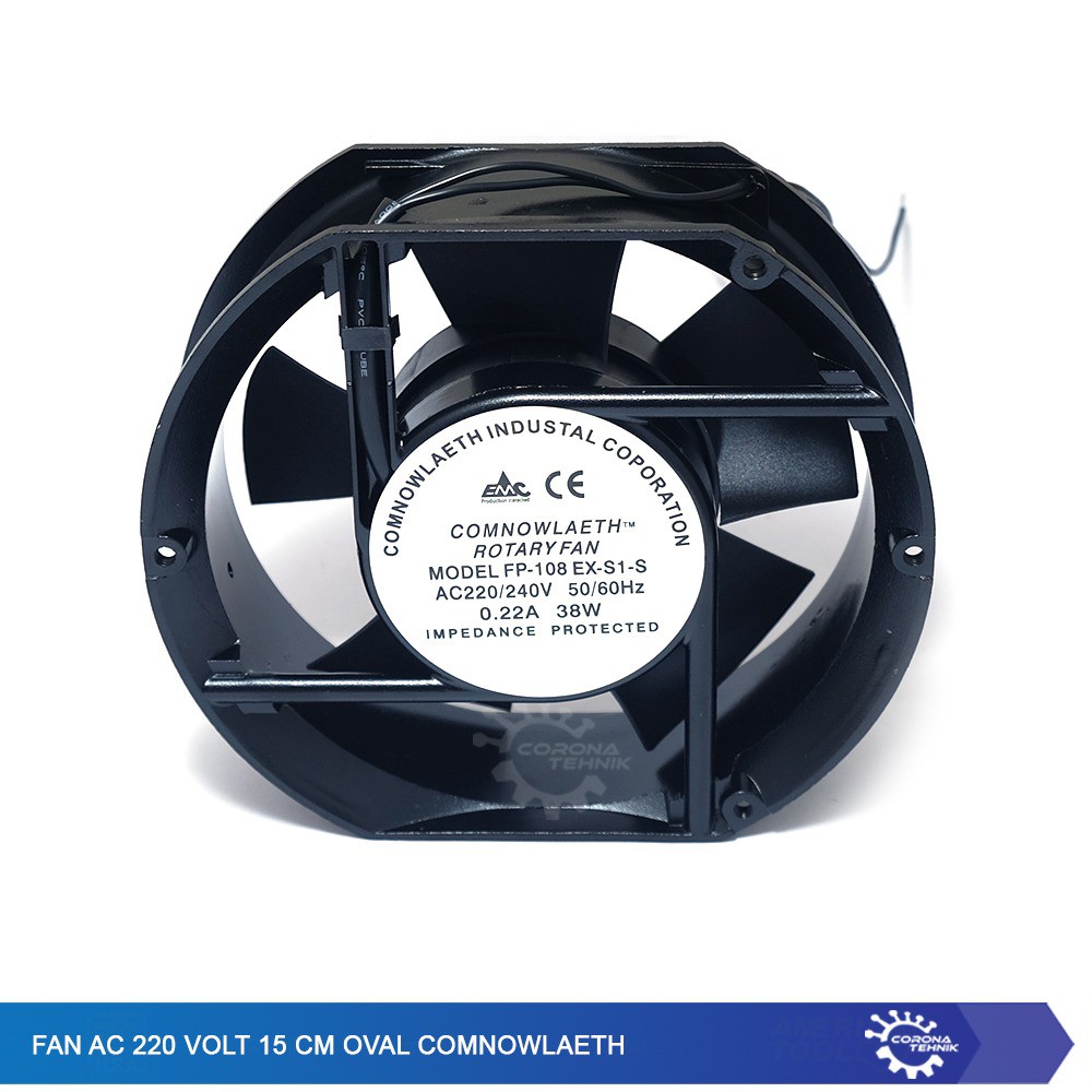 Fan AC 220 Volt 15 cm Oval Comnowlaelth - Non Bearing