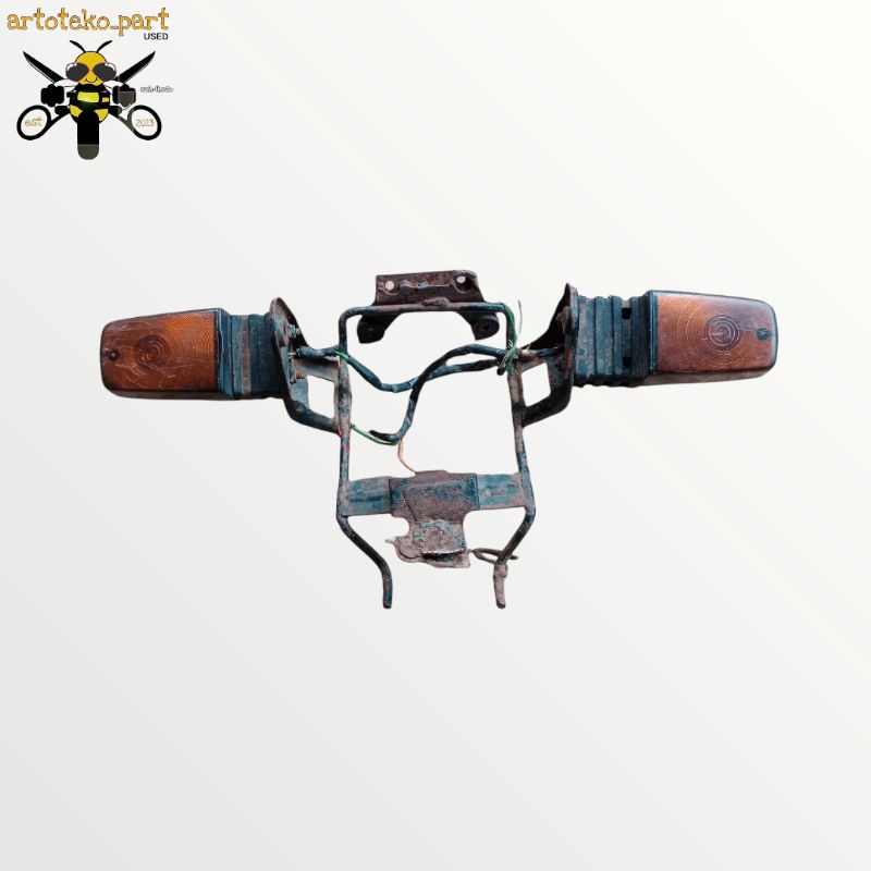 PANGKON DUDUKAN BREKET BRAKET TATAKAN LAMPU DEPAN HONDA GL MAX PRO ORIGINAL ORI SINIL