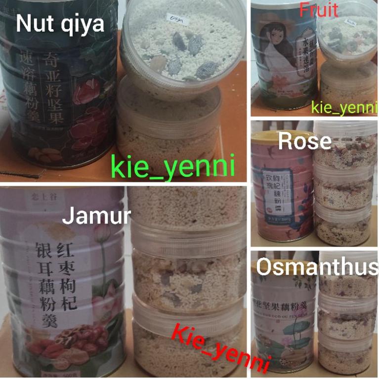 

<R-IJW <✓ (SHARE JAR) Oufen Lotus Root Powder / bubur akar teratai / chia seed/bubuk teratai <top produk