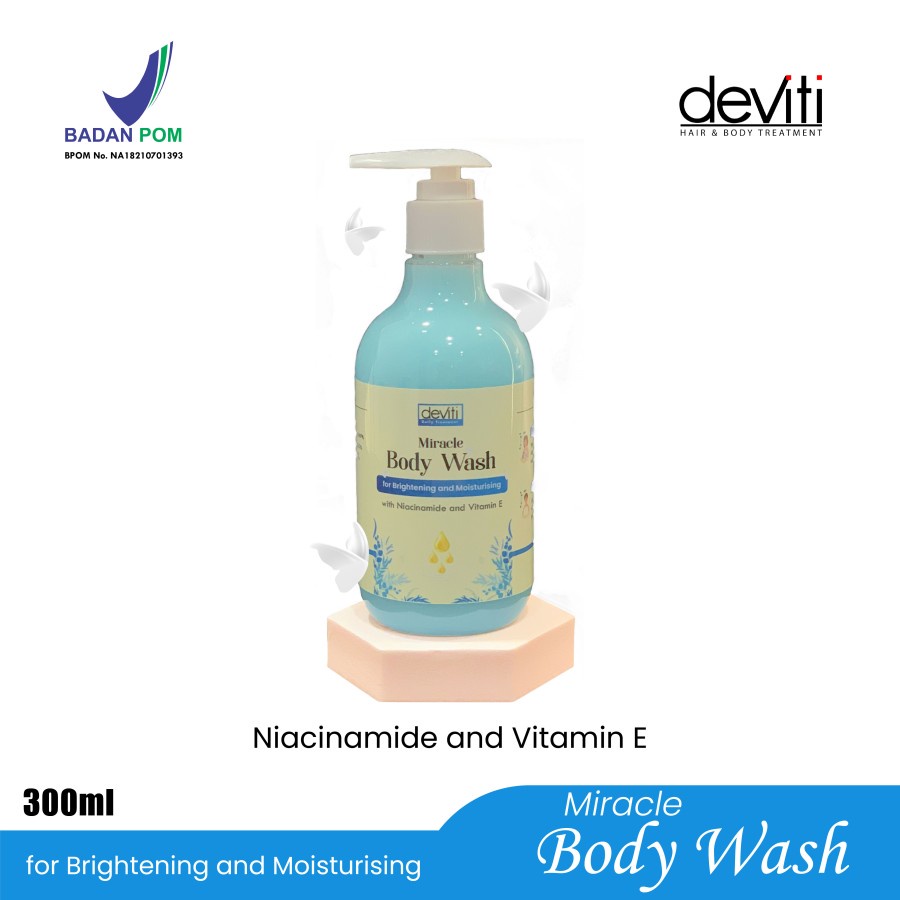 Deviti Miracle Body Wash Perawatan Melembabkan dan Mencerahkan Kulit