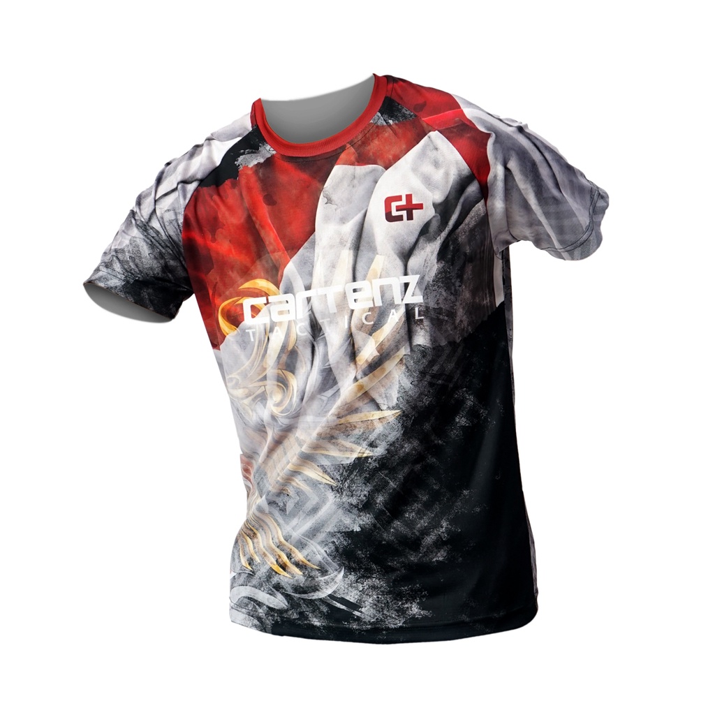 Kaos Pria Pendek Cartenz Tactical Garuda Merah Putih