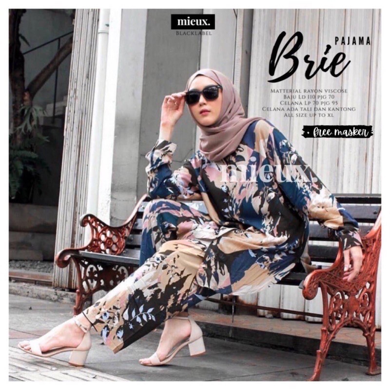 FREYA PAJAMA MIEUX // PAULA SET orinaura pajama motif original viena belle mieux-4