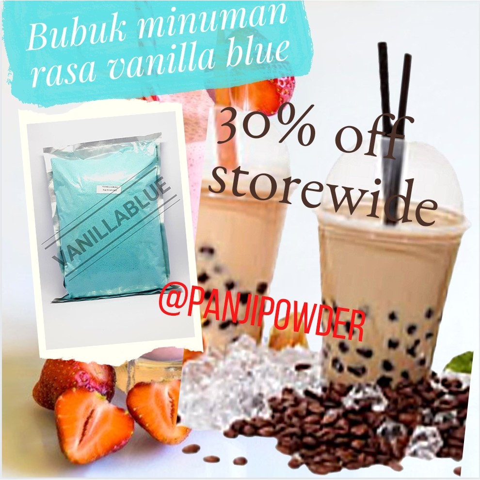 BUBUK MINUMAN RASA VANILLA 1KG SERBUK MINUMAN ANEKA RASA BUBUK MINUMAN PREMIUM BUBUK MINUMAN KEKINIAN POWDER MINUMAN