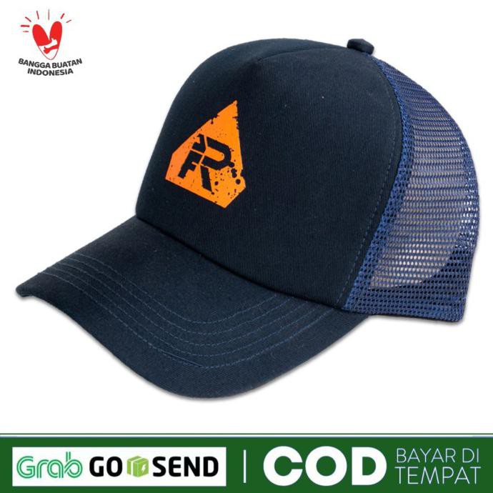 Hari Ini Topi Pria Topi Baseball Jaring Topi Pria Original Jfr Topi Trucker - Navy Jcap06 Bergaransi