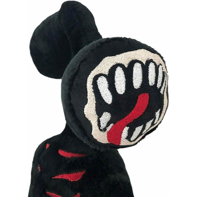 55cm Mainan Siren Head Plush Toy Boneka White Black Stuffed Plush Doll Toy Horror Character