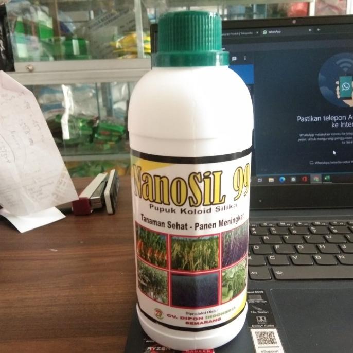 TERBARU PUPUK CAIR SILIKA NANOSIL 99 DIPON NUTRISI TANAMAN 500 ML NON COD