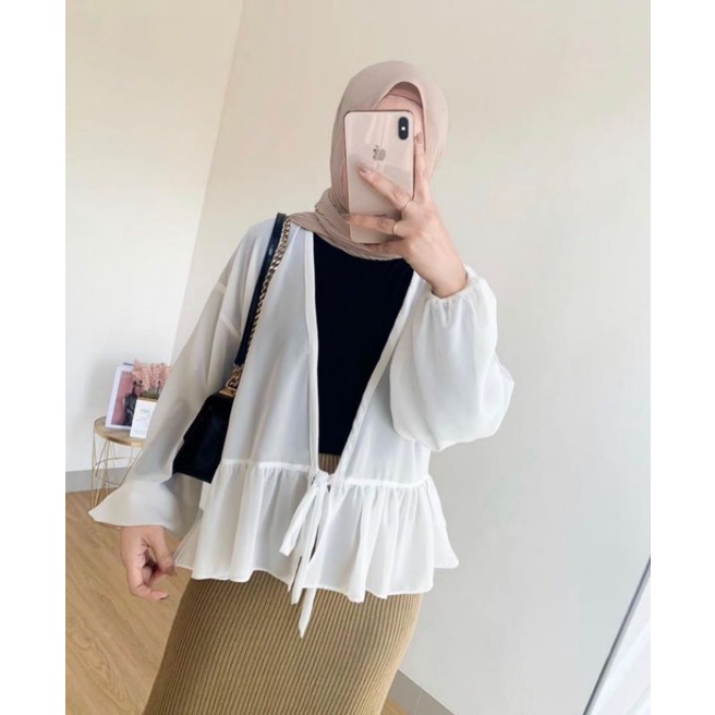 OUTER SIFON TERMURAH VIVI / CARDIGAN CHIFFON / LUARAN ADEM TERMURAH