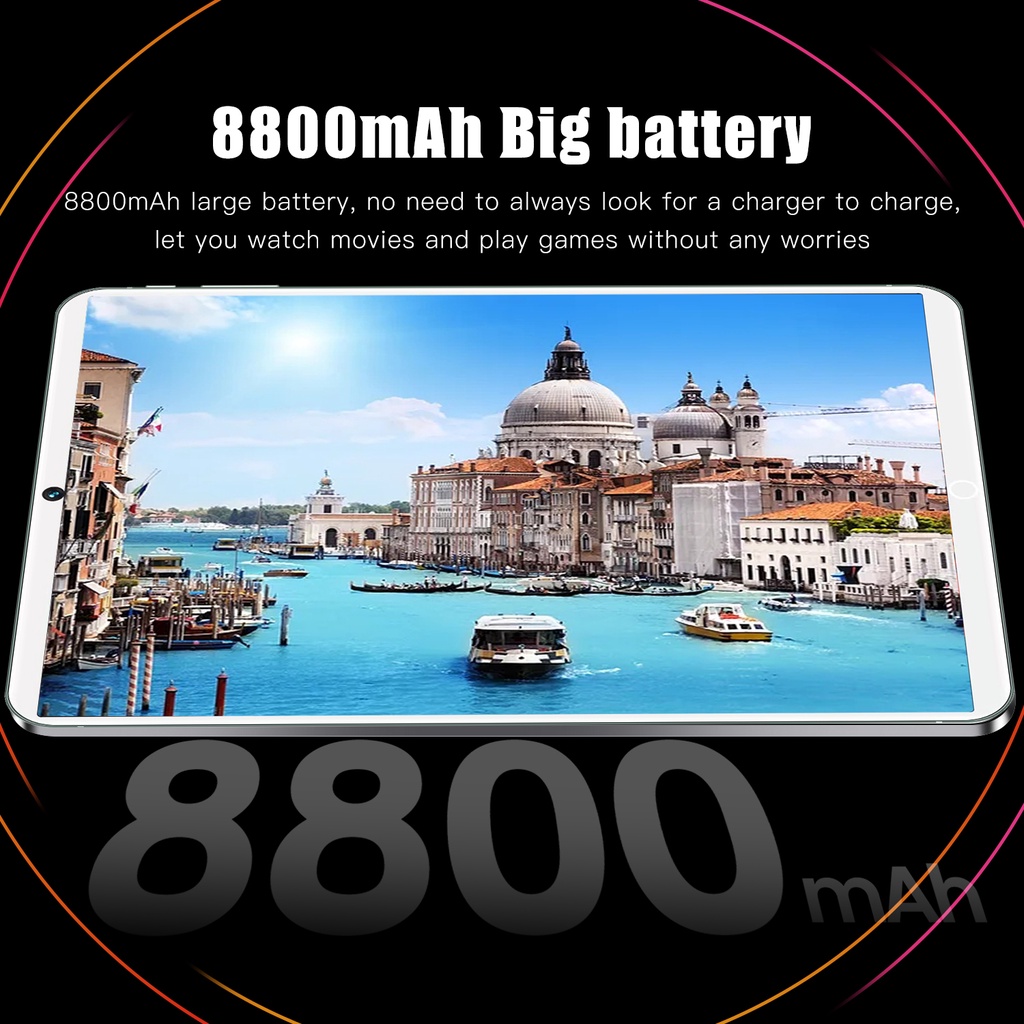 【Hot Sale】Tablet PC Asli Galaxy Tab Baru 12GB + 512GB Tablet Android 10 Inci Layar Full Screen Layar Besar Wifi 5G Dual SIM Tablet Untuk Anak Belajar,Tablet Gaming Murah Cuci Gudang-6