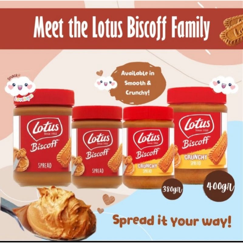 

lotus biscoff spread cruncy / smooth