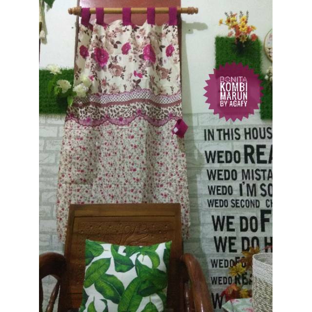 Banting Harga Korden Bonita Maroon Kombi YDLD85c136Oo