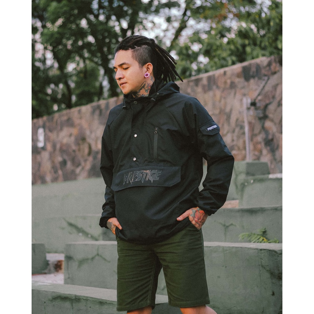 JAKET PRIA - JAKET WANITA - JAKET CAGOULE SALVIO HEXIA - JAKET CAGOULE - JAKET PARASUT - JAKET - JAKET PARASIT - JAKET PARASUT PRIA - SWEATER PARASUT PRIA - JAKET PRIA MURAH - JAKET PARASUT GAMBAR - JACKET PRIA - JAKET KEREN - JAKET VIRAL - JAKET MURAH-Hitam PrestigeReglan