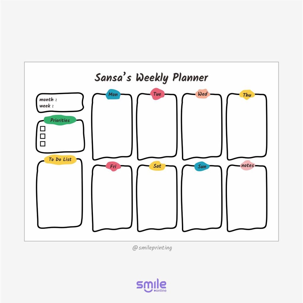 

Acrylic Weekly Planner Custom/ To Do List / Monthly Planner / Weekly Planner Akrilik