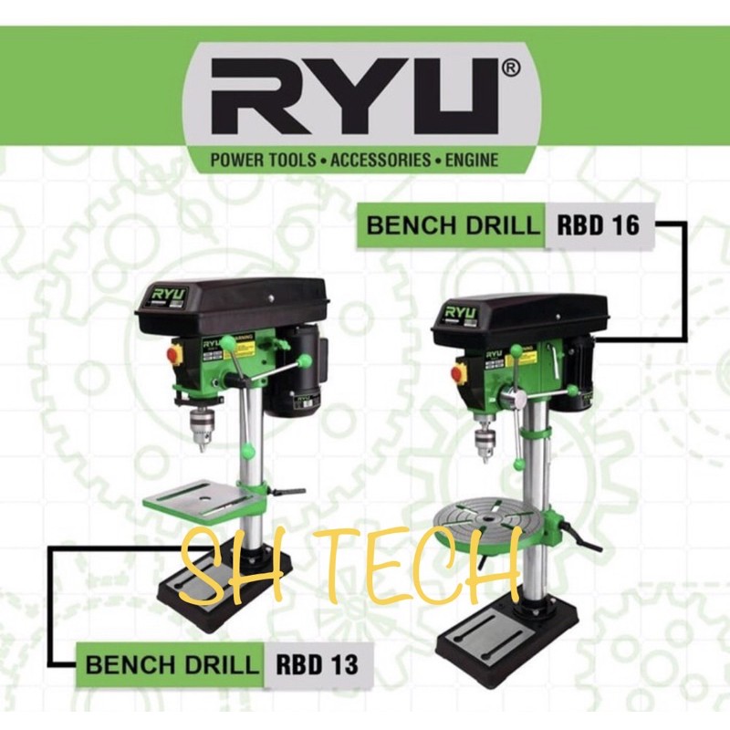 BOR DUDUK RYU RBD16 RBD 16 BENCH DRILL 16 MM