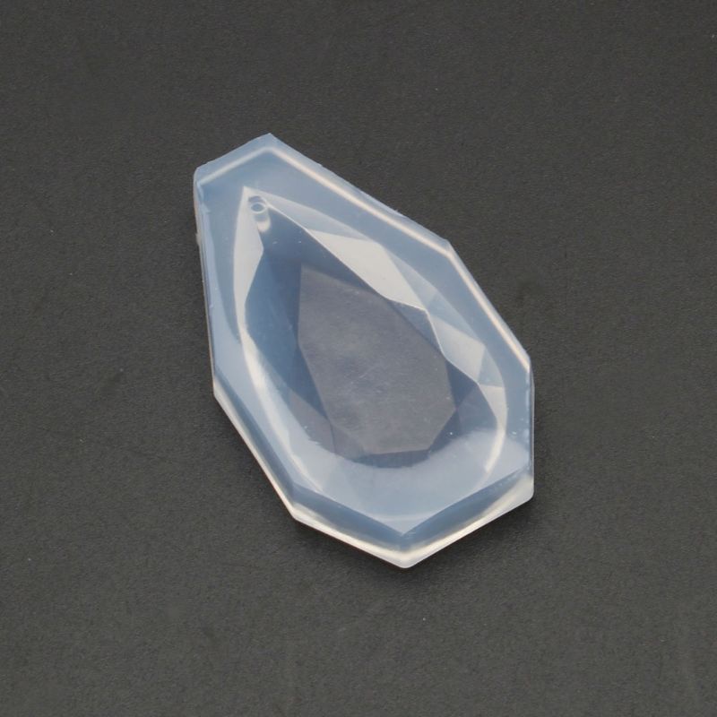 SIY  Faceted Teardrop Pendant Silicone Resin Mold Jewelry Making DIY Craft Tools