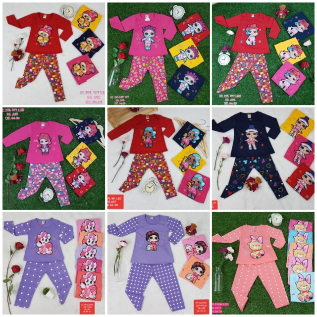 SETELAN FASHION ANAK 2-7 THN CP/PP MOTIF RANDOM