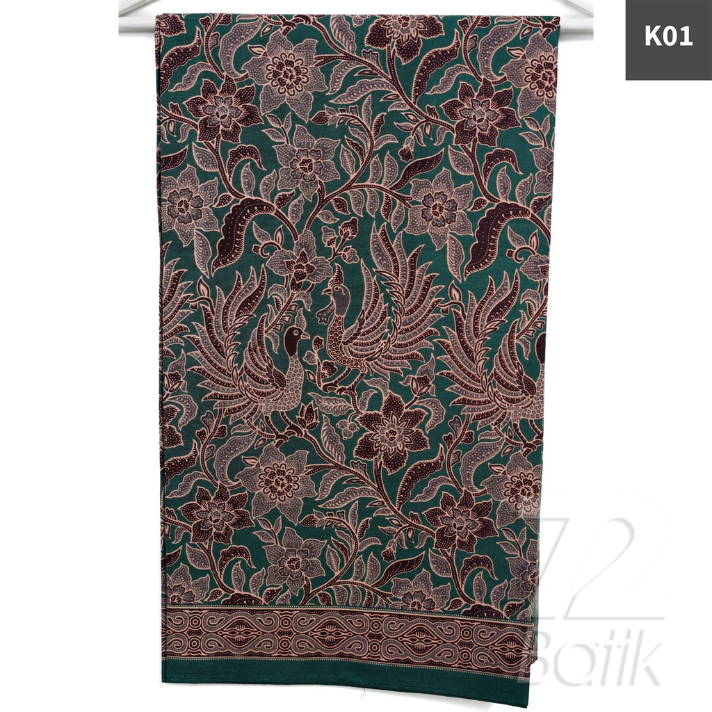 KAIN BATIK PREMIUM Bahan Katun Motif Kembang Sekar Warna Hijau Ijo Hitam 721480 Cap 72 Jarik Jarit Samping Kebat Panjang Batik Katun Modern Premium Bahan Seragam Batik Pernikahan Kantor Keluarga Murah Kamen Jadi Batik Bali Lembaran