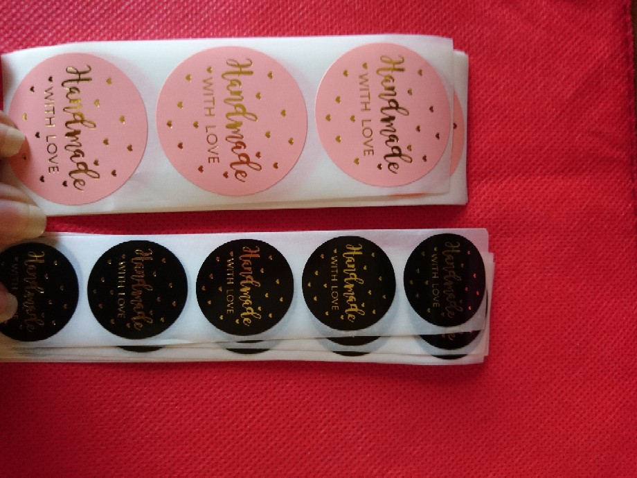 Stiker Sticker Label  Handmade With Love  - Ty3t