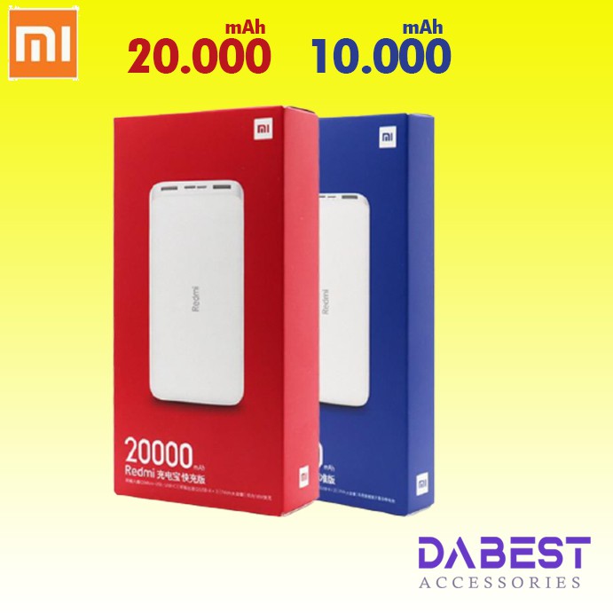 PowerBank Redmi 10.000mAh &amp; 20.000mAh 2USB