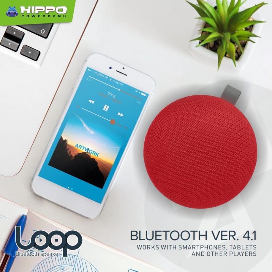 Hippo Loop Bluetooth Speaker Portable