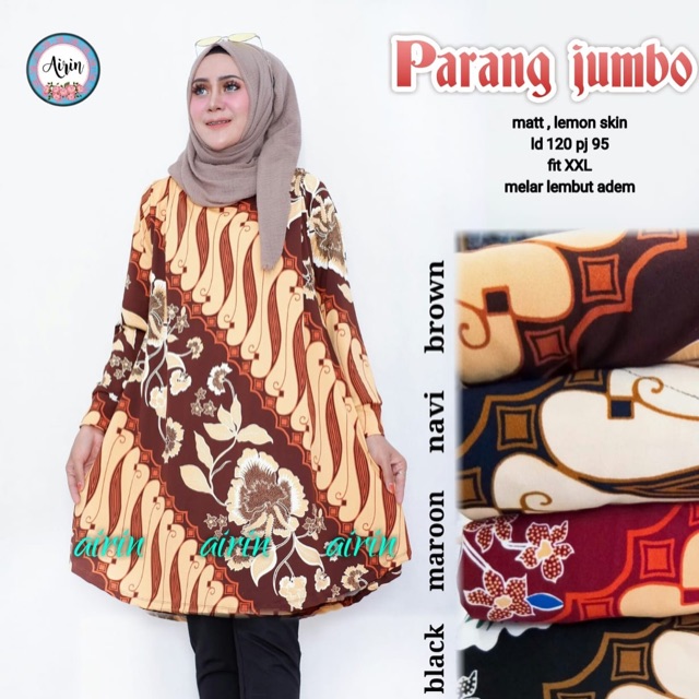 Atasan Batik Parang Jumbo by Airin