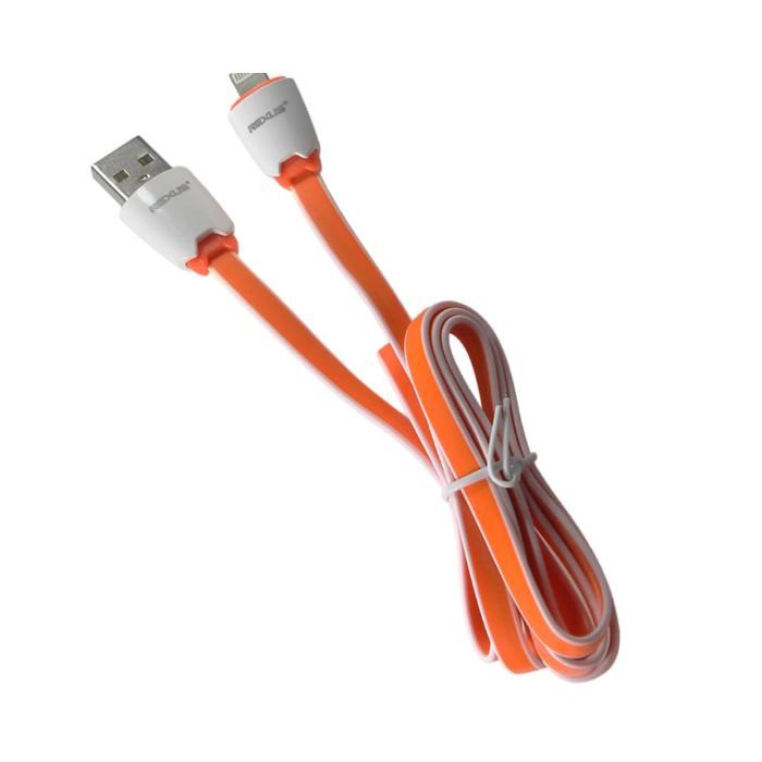 REXUS HIGH SPEED CHARGE SYNC FLAT CABLE - USB to LIGHTNING 2.1A 1M