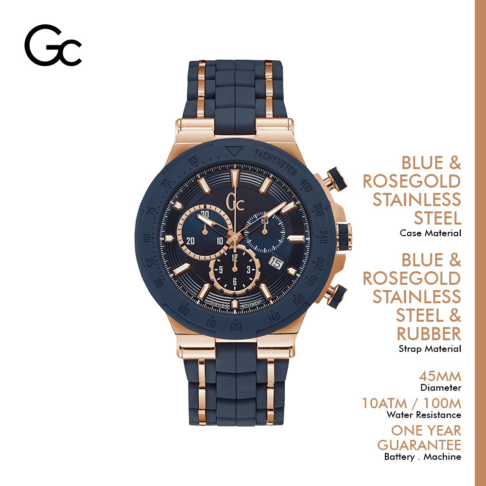 Guess Watch Gc Jam Tangan Pria Y35002G7
