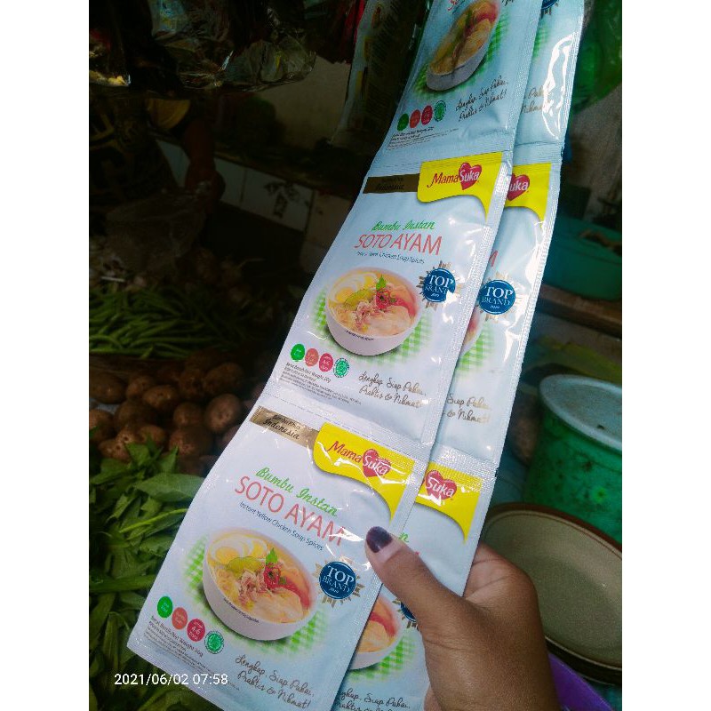 

Mama Suka Bumbu Instan Soto Ayam 20gr per pcs