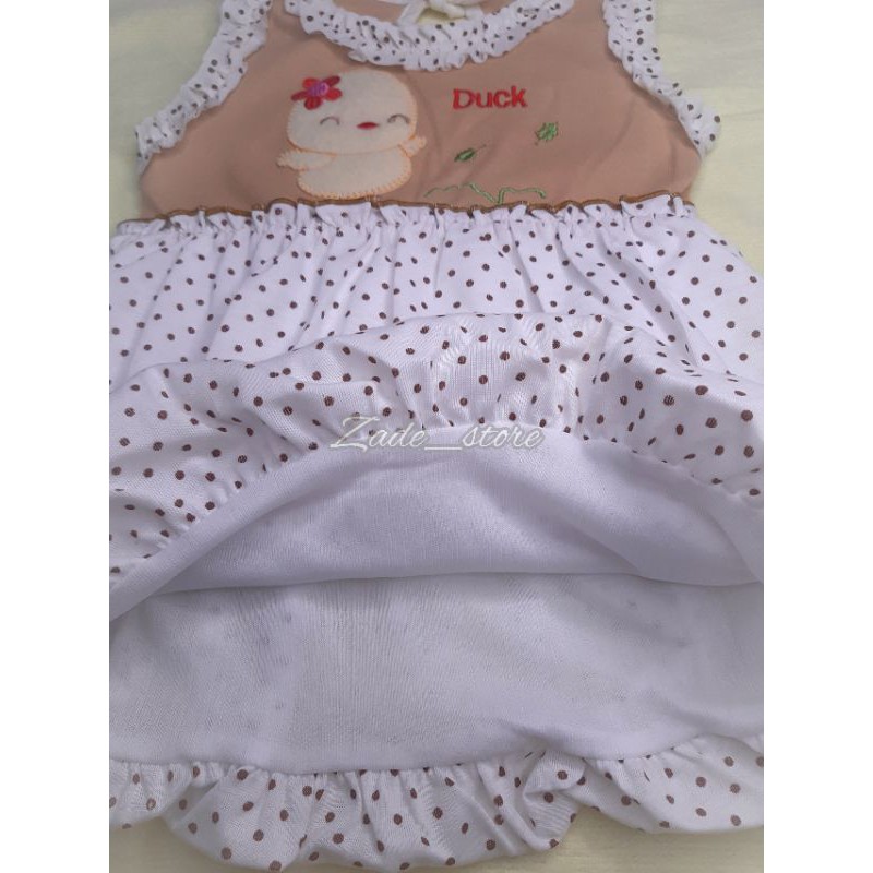 dress bayi 0-7bln baju bayi rok balon planet kidz baju lengan kutung cotton murah baju bayi perempuan newborn baru lahir persiapan lahir