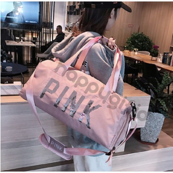 Sport Bag Tas GYM Travel Bag Tas Travel Olahraga Victoria Secret PINK BLACKPINK