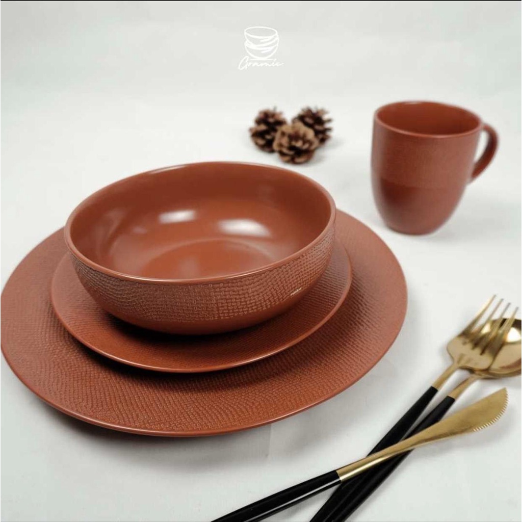 Hampers Piring / Set Piring Keramik / Piring keramik set / Dinner Set