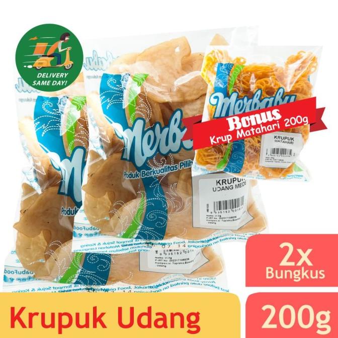 

Promo Awal tahun Merbabu Krup Udang Mede x2 FREE Krup Matahari (Bisa Same Day Delivery) Promo Awal tahun