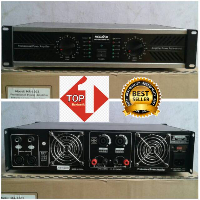 Power Amplifier Megavox MA 1002