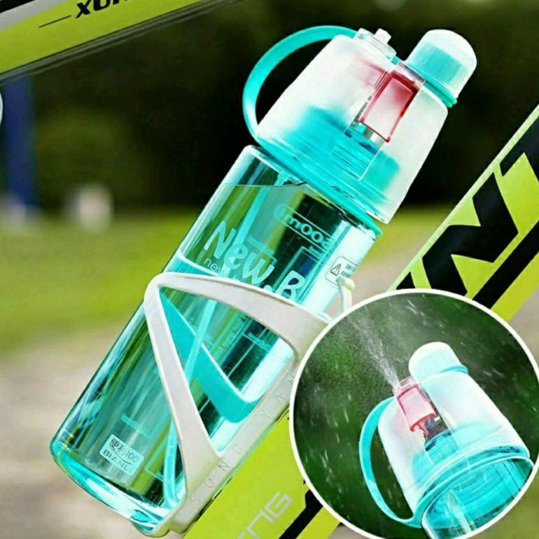 Botol Minum New B Sport Spray Water Bottle 600 ML Botol Semprot