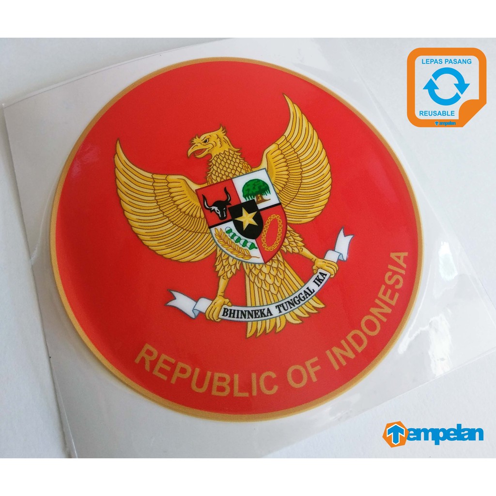 

STIKER LEPAS PASANG PREMIUM REPUBLIC OF INDONESIA M (TMPL DLM KACA/SH)