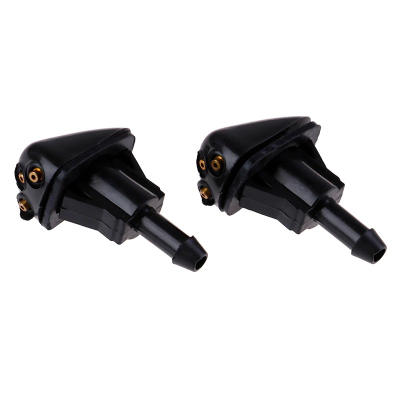 DEFUS Nozzle Air Wiper Kaca Mobil Windshield Washer Spray Nozzle 2 PCS - YY9863 - Black