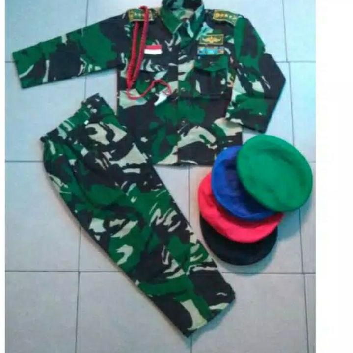 Serbuuuu.. Baju Tentara anak TK / Baju TNI TK