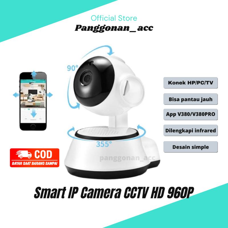 Smart ip Camera CCTV Wireless V380/V380 Pro HD960P Q6