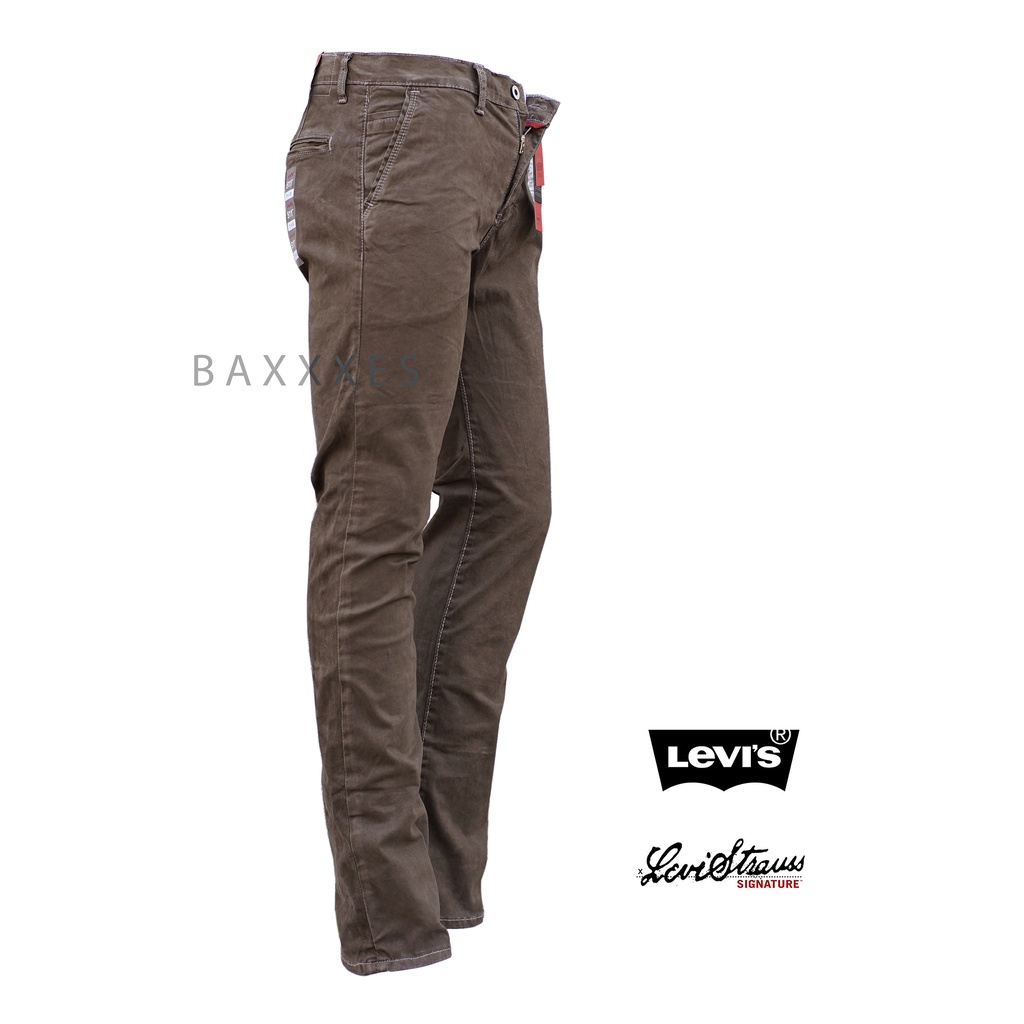 Levis 511 Chino Slim Fit - Celana Panjang Pria - Brown