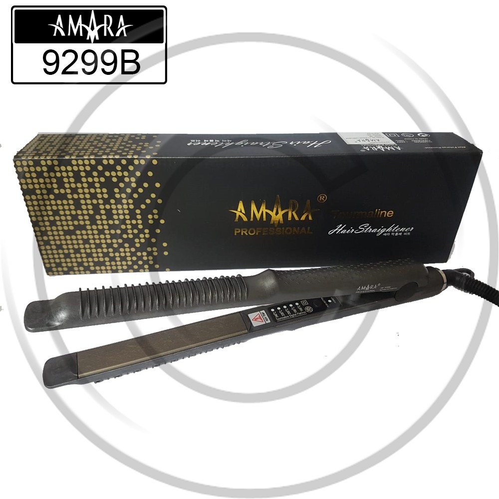 AMARA 2in1 9299B Proffesional - Catokan Rambut / Pengkeriting (Curly) / Pelurus / Hair Straightener