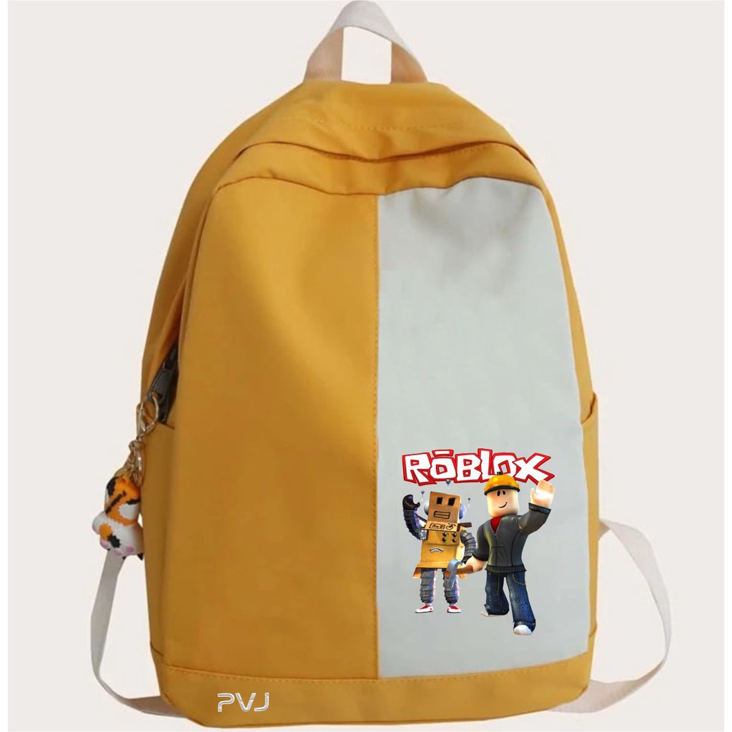 PVJ Tas Anak Sekolah SD Ransel Karakter game Roblox Laki Laki dan Perempuan