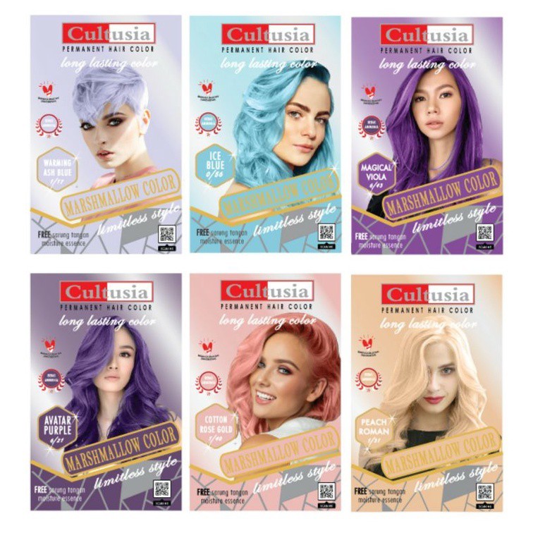 [COD] Cultusia Marshmallow Hair Color 30 mL - Semir Rambut Cat Rambut Original 100% BPOM / Cat Rambu