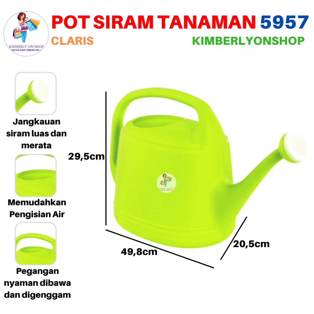 Pot Siram Bunga Gardenia Alat Penyiraman Bunga Tanaman 5957 Claris