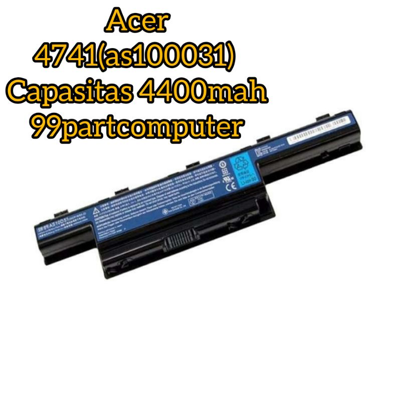 Baterai Batre laptop Acer Aspire 4738, 4739, 4741, 4750, 4752, 4755 Original