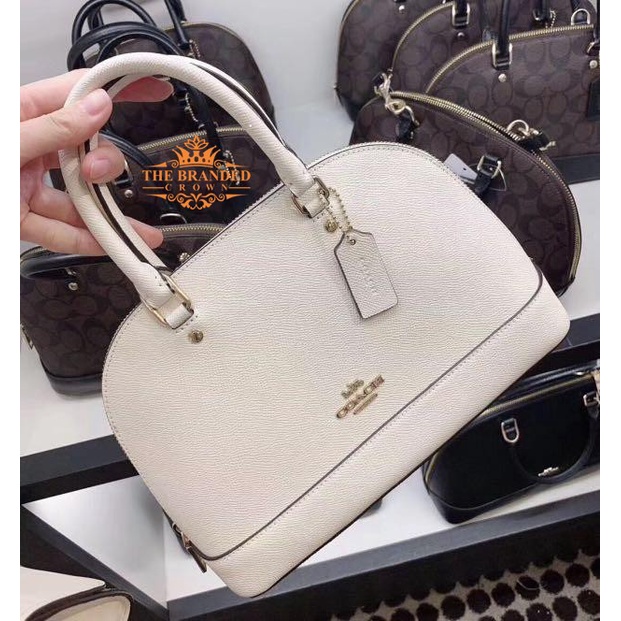 Tas Coach 27591 Crossgrain Mini Sierra Satchel Chalk White