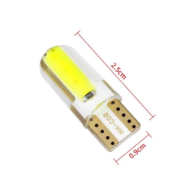 Led T10 Lampu Senja T10 Jelly COB 2 Pcs Sepasang R197