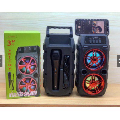 SPEAKER MIC WIRELESS 2088 + MIC / SPEAKER PORTABLE WITH MIC